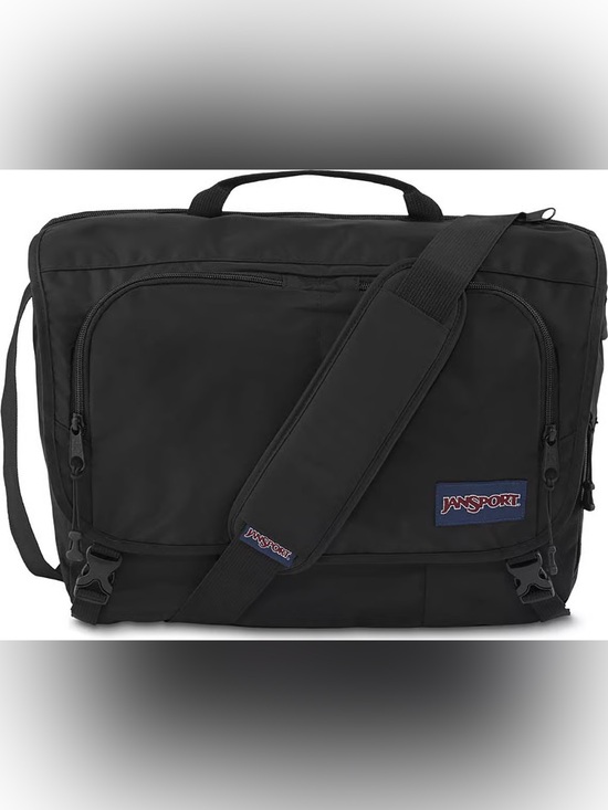 Jansport Other - Jansport Black Laptop Messenger Bag with Padded Shoulder Strap